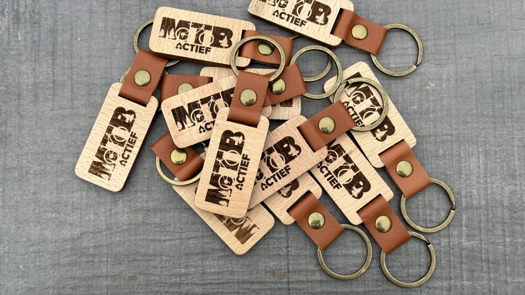 MTB sleutelhangers op maat