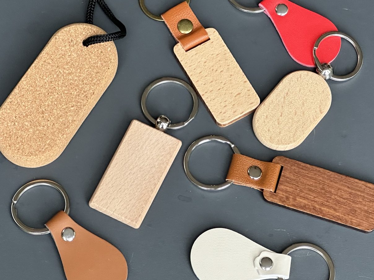 Gepersonaliseerde sleutelhanger met naam en datum