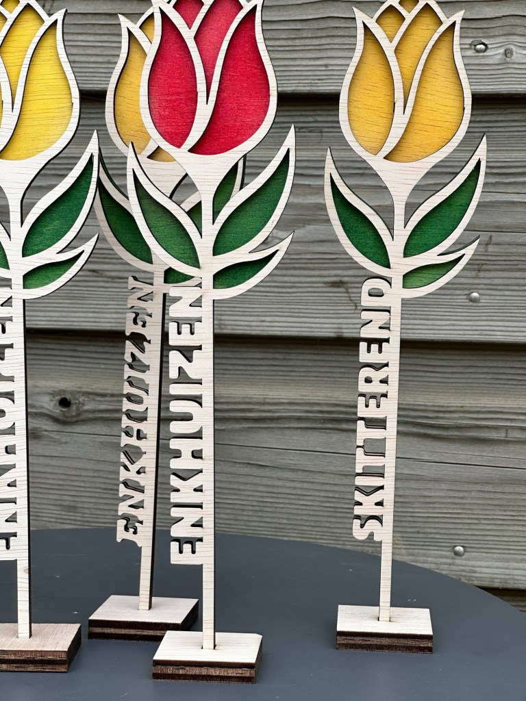 Gepersonaliseerde tulpen Enkhuizen