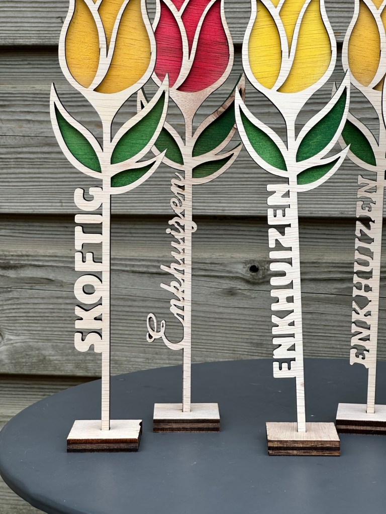 Gepersonaliseerde tulpen Enkhuizen