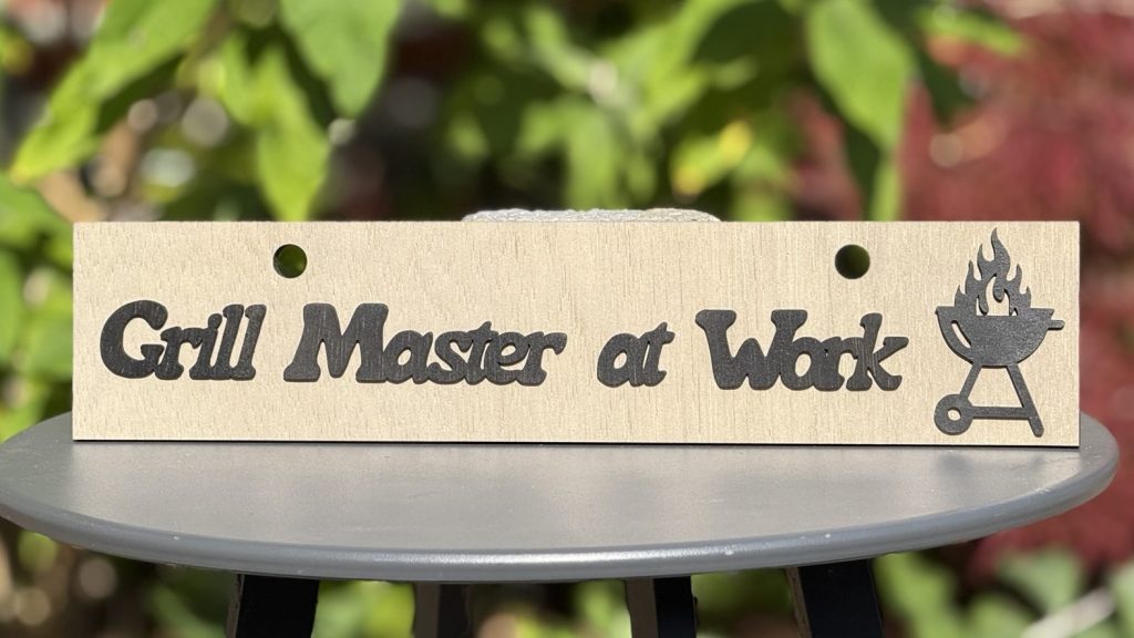 Grilmaster bord gepersonaliseerd