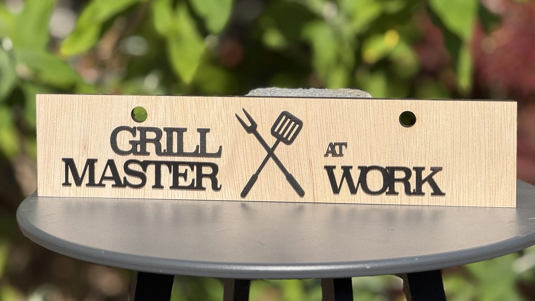 Grillmaster bord gepersonaliseerd