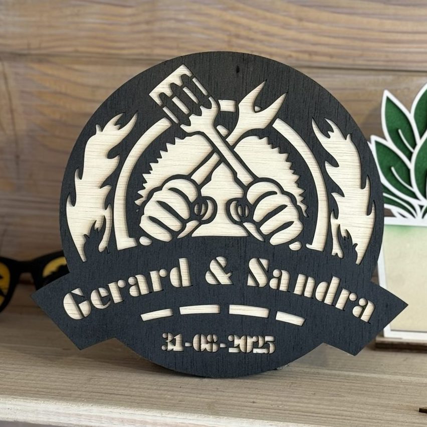 Gepersonaliseerd Grillmmaster plank